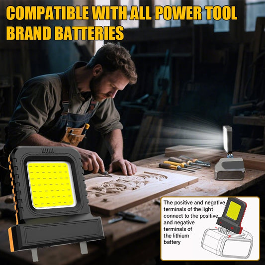 🔥High brightness floodlight - for all power tool batteries