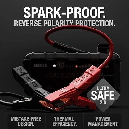 🔥LAST DAY 49% OFF 💥- Boost X GBX155 4250A Jump Starter for 10.0L Gasoline and 8.0L Diesel Engines