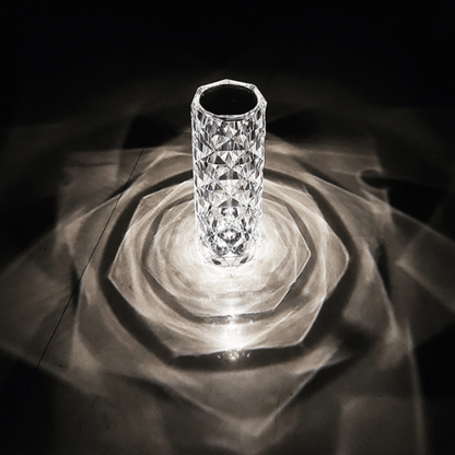 ✨16 Colors Rose Rays Crystal Diamond Table Lamp