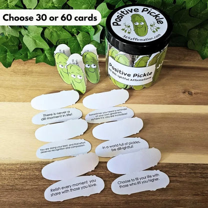 🥒Positive Pickle Emotional Support Affirmation Cards