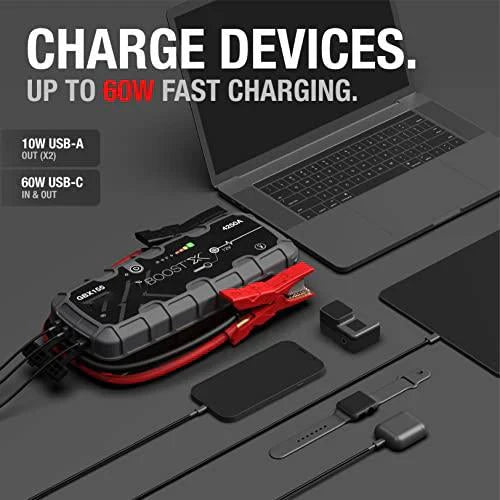 🔥LAST DAY 49% OFF 💥- Boost X GBX155 4250A Jump Starter for 10.0L Gasoline and 8.0L Diesel Engines