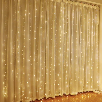 ✨LED Light Strip, USB Powered LED Curtain Light String for Gift Set